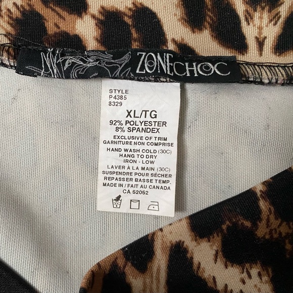 🩵Leopard Print Mini Skirt - Picture 4 of 6